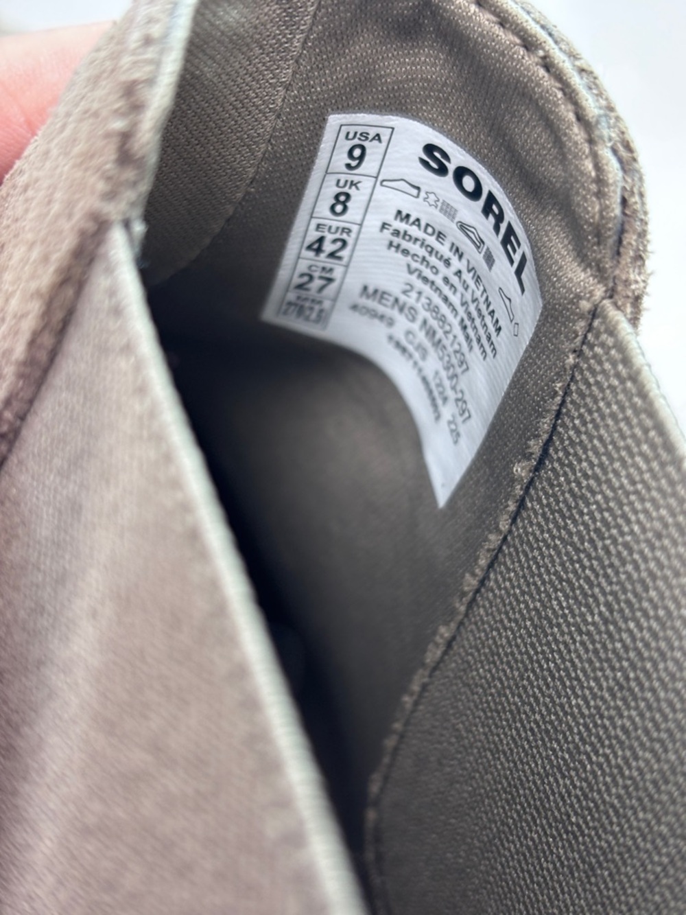 NWT Sorel Men's Sz 9 Cyprus Chelsea Waterproof Boots in Khaki II/Jet Colorway - Picture 7 of 11